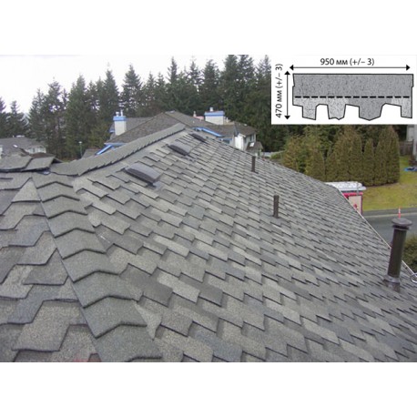 Genteng Sirap Bitumen Iko Armourshake